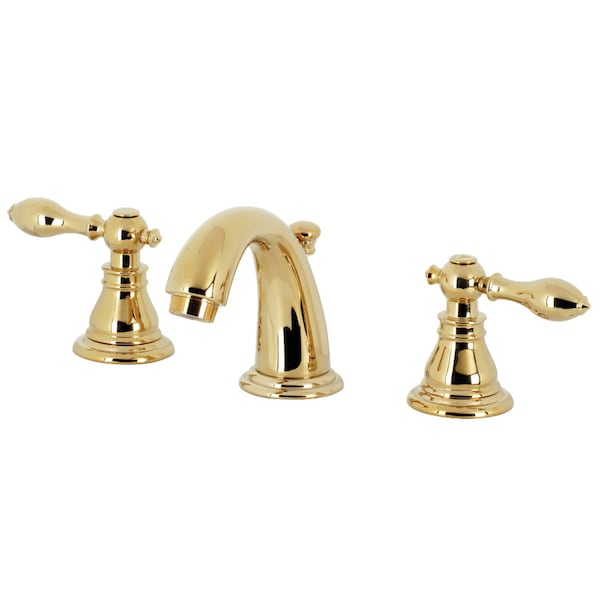 American Classic Widespread Bathroom Faucet W/Retail Pop-Up, Brass